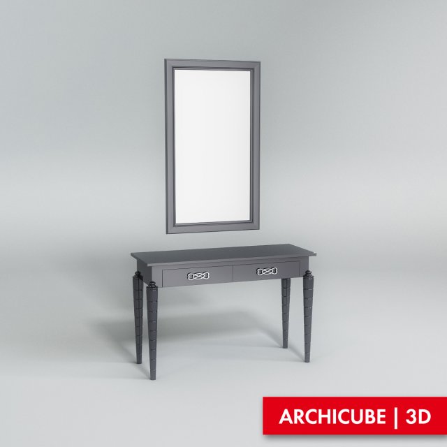 console table 3D Модель .c4d .max .obj .3ds .fbx .stl .blend