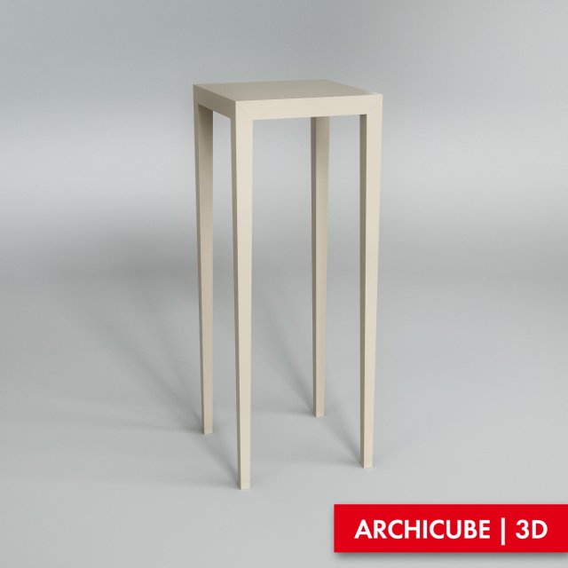 console table 3D Model .c4d .max .obj .3ds .fbx .stl .blend 