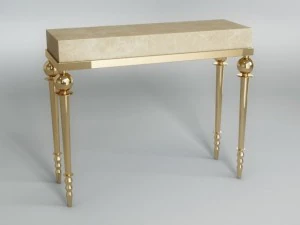 控制台桌 3D 模型