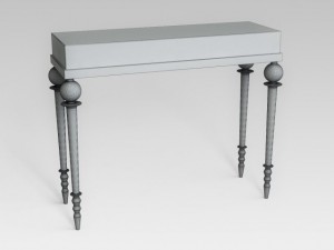console table Modèle 3D