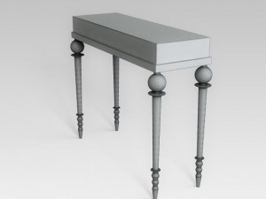 console table Modèle 3D