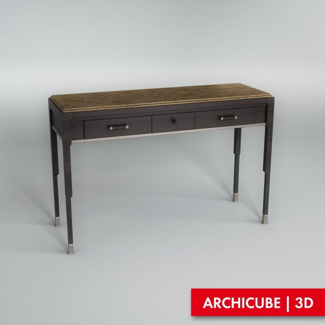 console table 3D Model .c4d .max .obj .3ds .fbx .stl .blend 