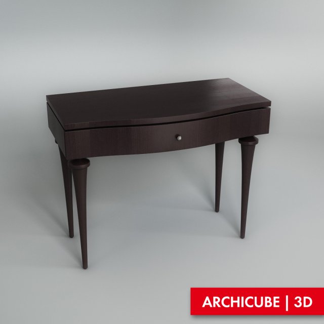 console table Model 3D .c4d .max .obj .3ds .fbx .stl .blend 