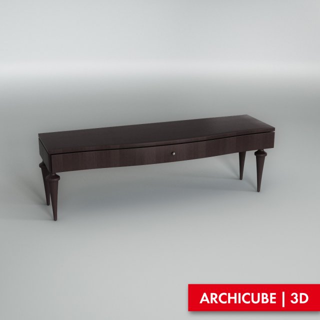 console table 3D Model .c4d .max .obj .3ds .fbx .stl .blend 