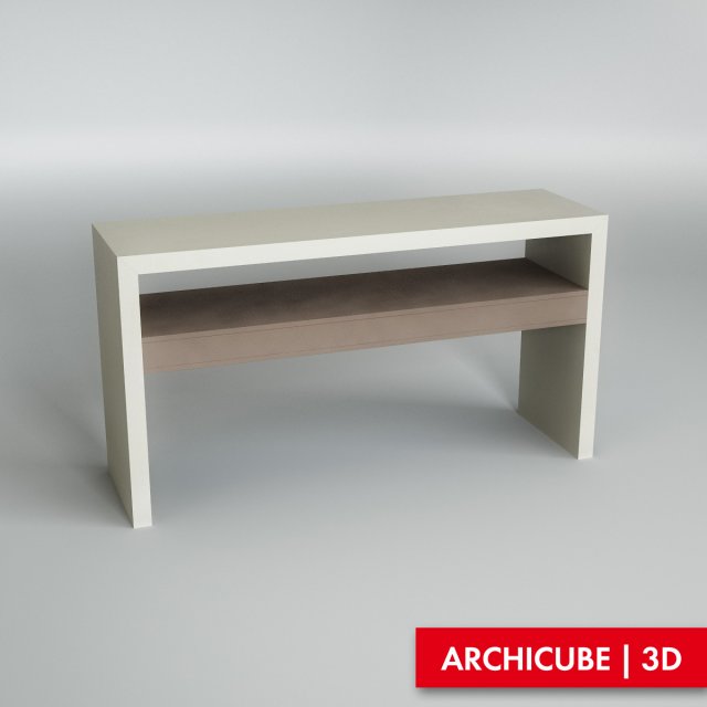 console table 3D Model .c4d .max .obj .3ds .fbx .stl .blend 