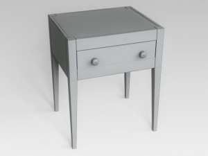 bedside table Modelo 3D