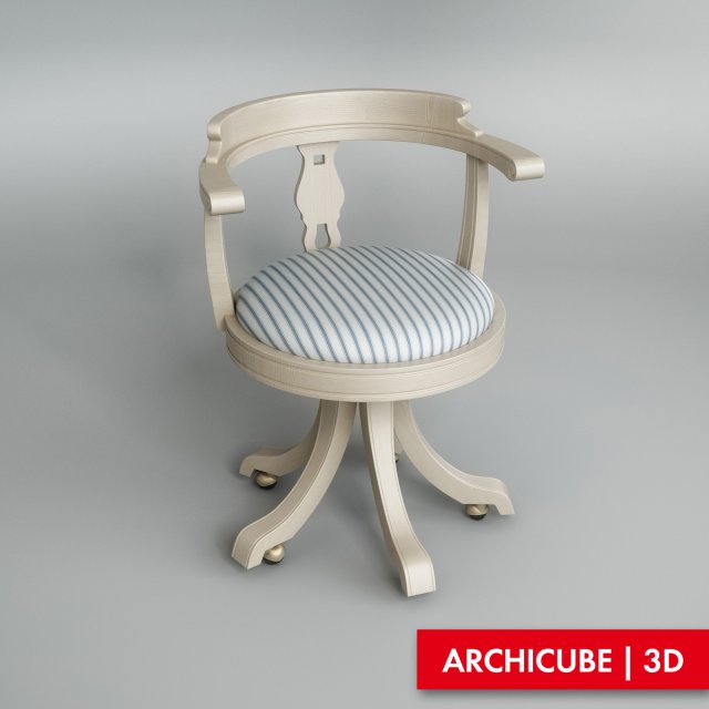 childrens chair 3D Модель .c4d .max .obj .3ds .fbx .stl .blend 