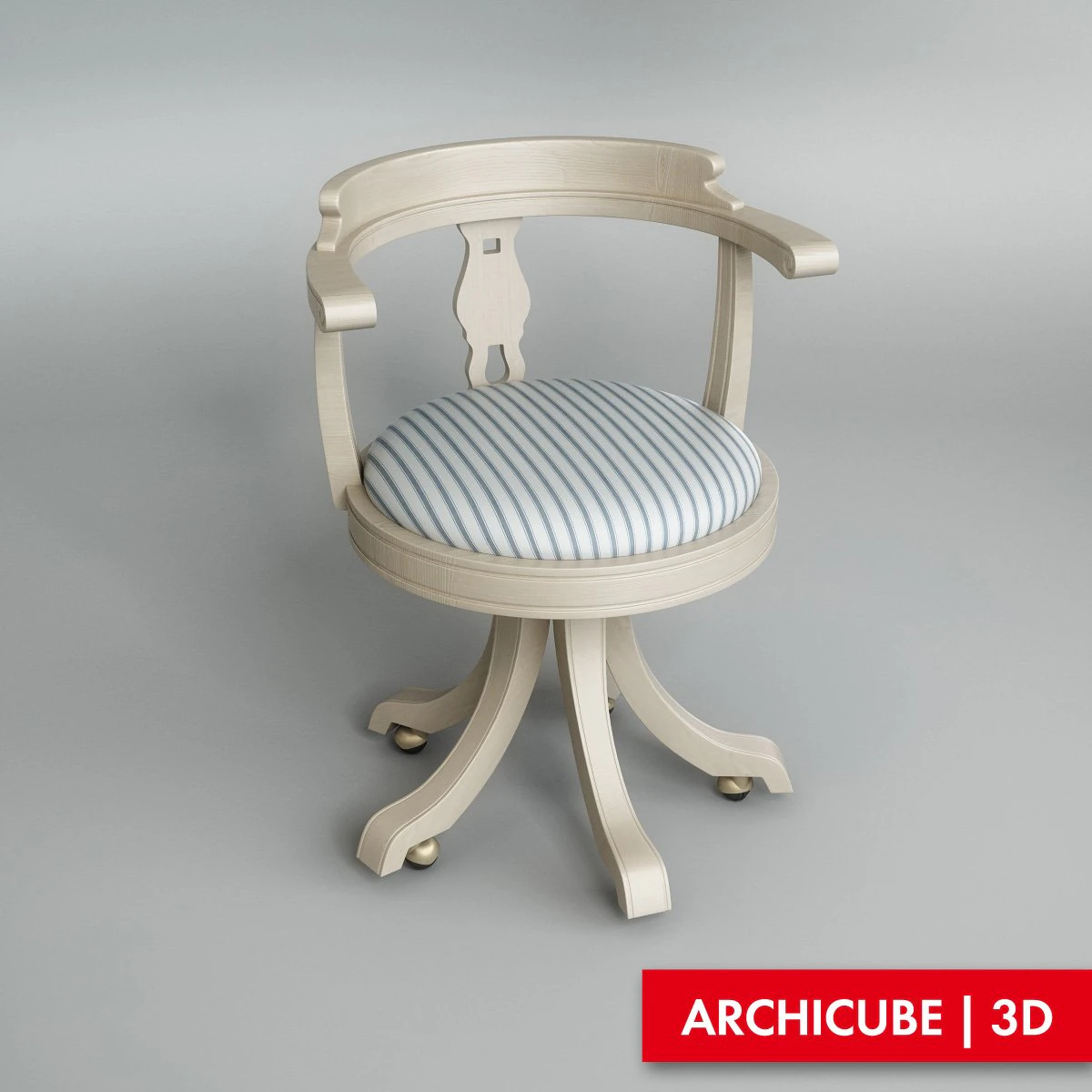 childrens chair 3D Model .c4d .max .obj .3ds .fbx .stl .blend 