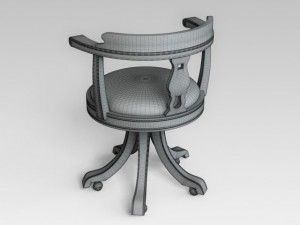 childrens chair 3D Модель