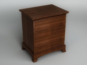bedside table 3D 모델