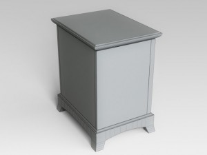 bedside table 3D 모델
