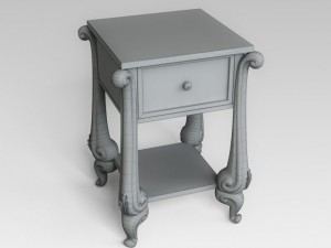 bedside table 3D Model