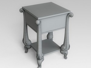 bedside table 3D Model