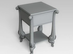 bedside table 3D Model