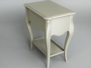 bedside table 3D 모델