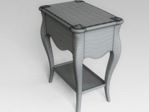 bedside table 3D 모델