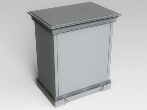 bedside table 3D 模型