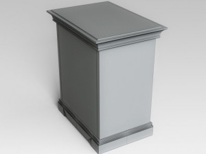 bedside table 3D 模型