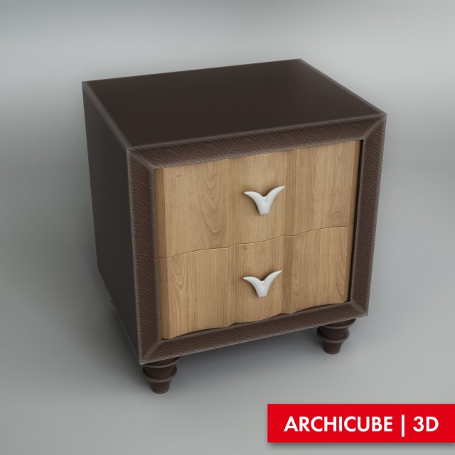 bedside table 3Dモデル .c4d .max .obj .3ds .fbx .stl .blend 