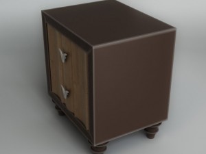 bedside table 3Dモデル