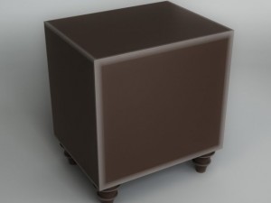 bedside table 3Dモデル