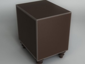 bedside table 3Dモデル