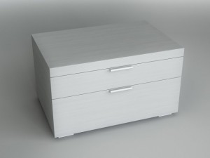 bedside table Modello 3D