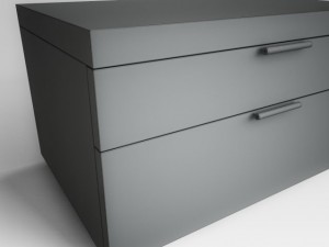 bedside table 3D Модель