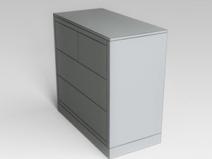commode 3D 모델