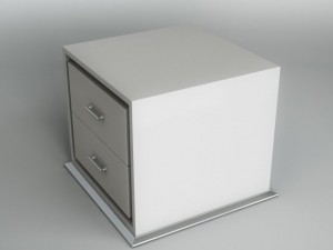 bedside table 3D-Modell