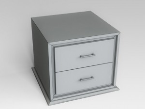 bedside table 3D-Modell