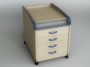 bedside table Modello 3D