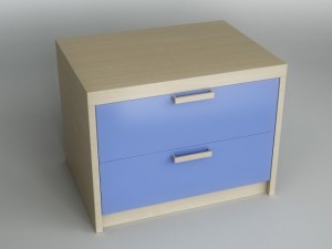 bedside table Modello 3D