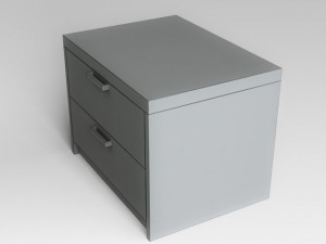 bedside table 3D मॉडल
