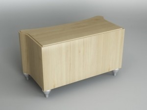 bedside table 3D 模型