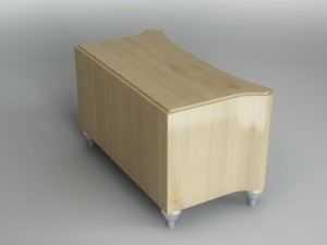 bedside table 3D 模型