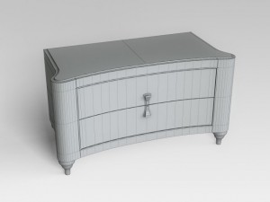 bedside table 3D 模型
