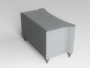 bedside table 3D 模型
