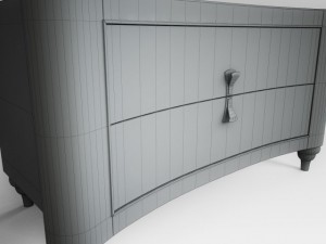 bedside table 3D 模型