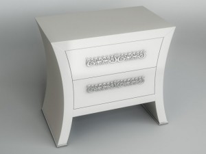 bedside table Modello 3D