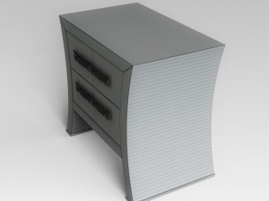 bedside table 3D Модель