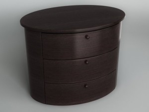 bedside table Modèle 3D