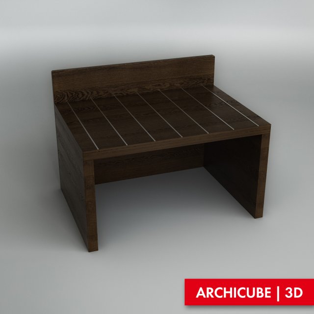 bedside table 3D Model .c4d .max .obj .3ds .fbx .stl .blend 