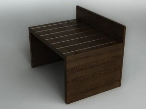 bedside table 3D Model