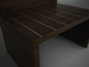 bedside table 3D Model