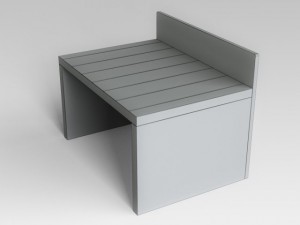 bedside table 3D Model