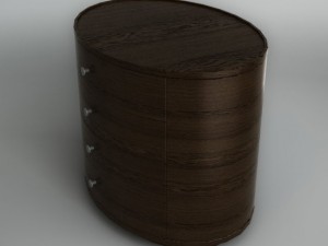 commode Modello 3D