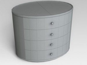 commode Modello 3D