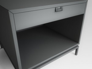 bedside table 3D Model