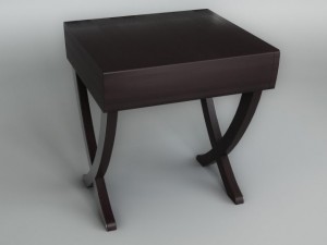 bedside table Modello 3D